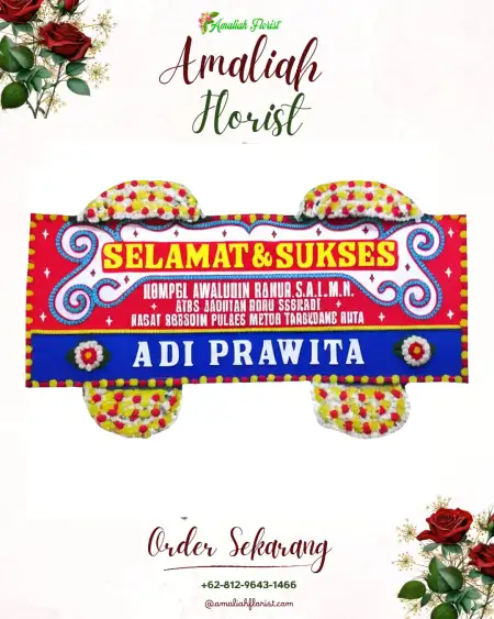 Papan Bunga Ucapan Selamat Faudu